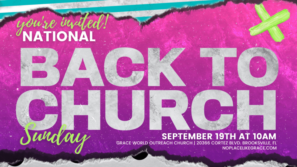 Back to Church Sunday!